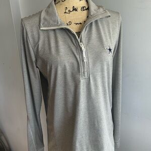 Vineyard‎ Vines Gray Fitted Polo Jersey Top